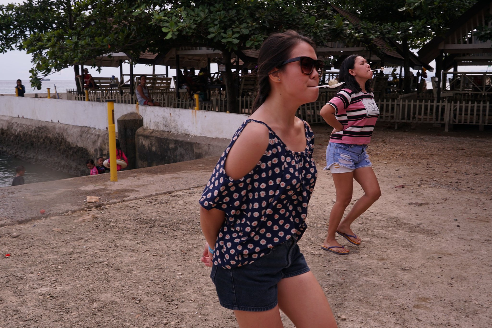 Cherry pass egg game