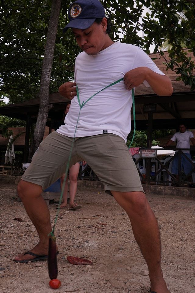 mark eggplant tossing